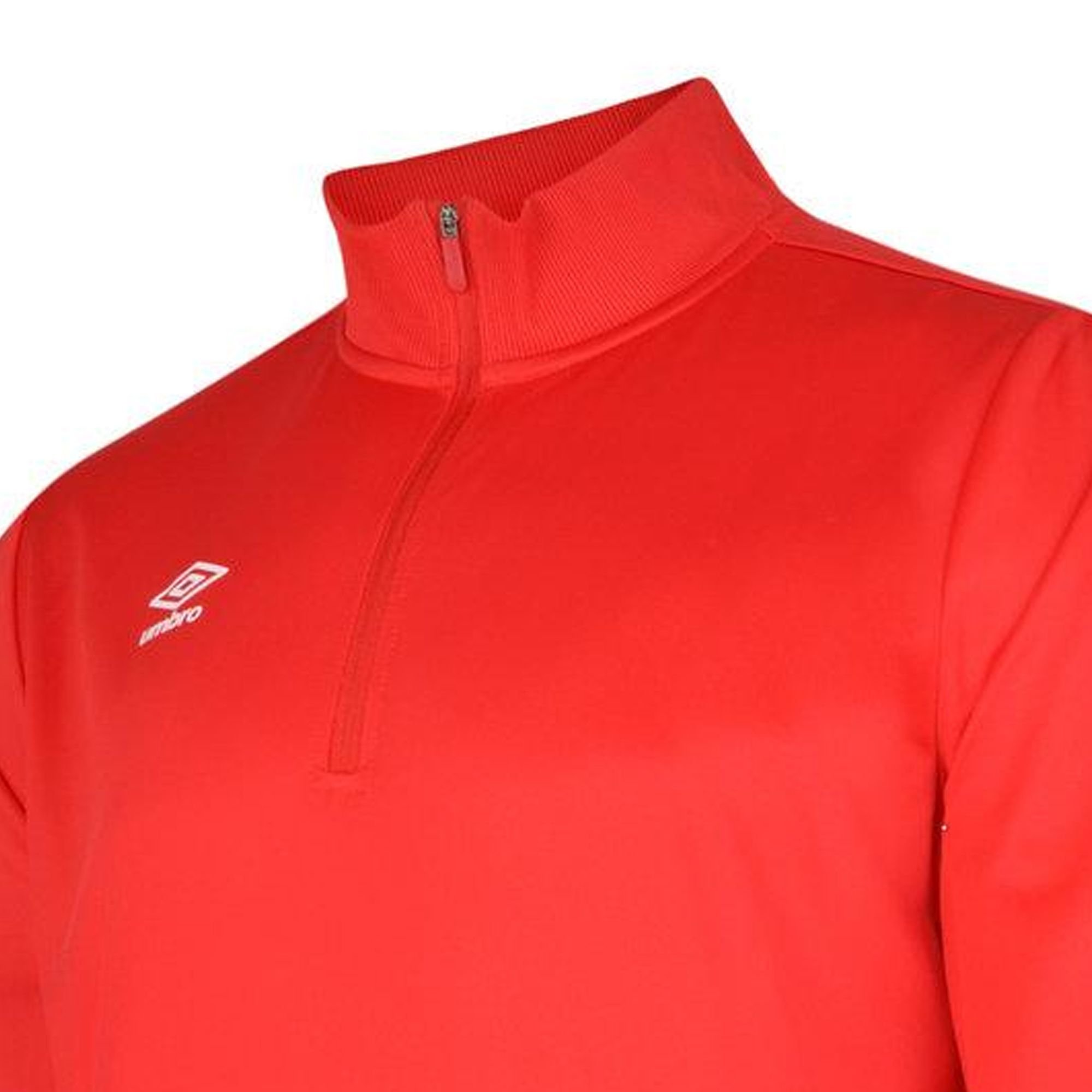 Umbro Umbro Men's Club Essential Half Zip Sweatshirt in Scarlet - 3