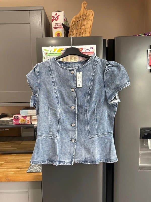River Island BNWT ladies river island denim top