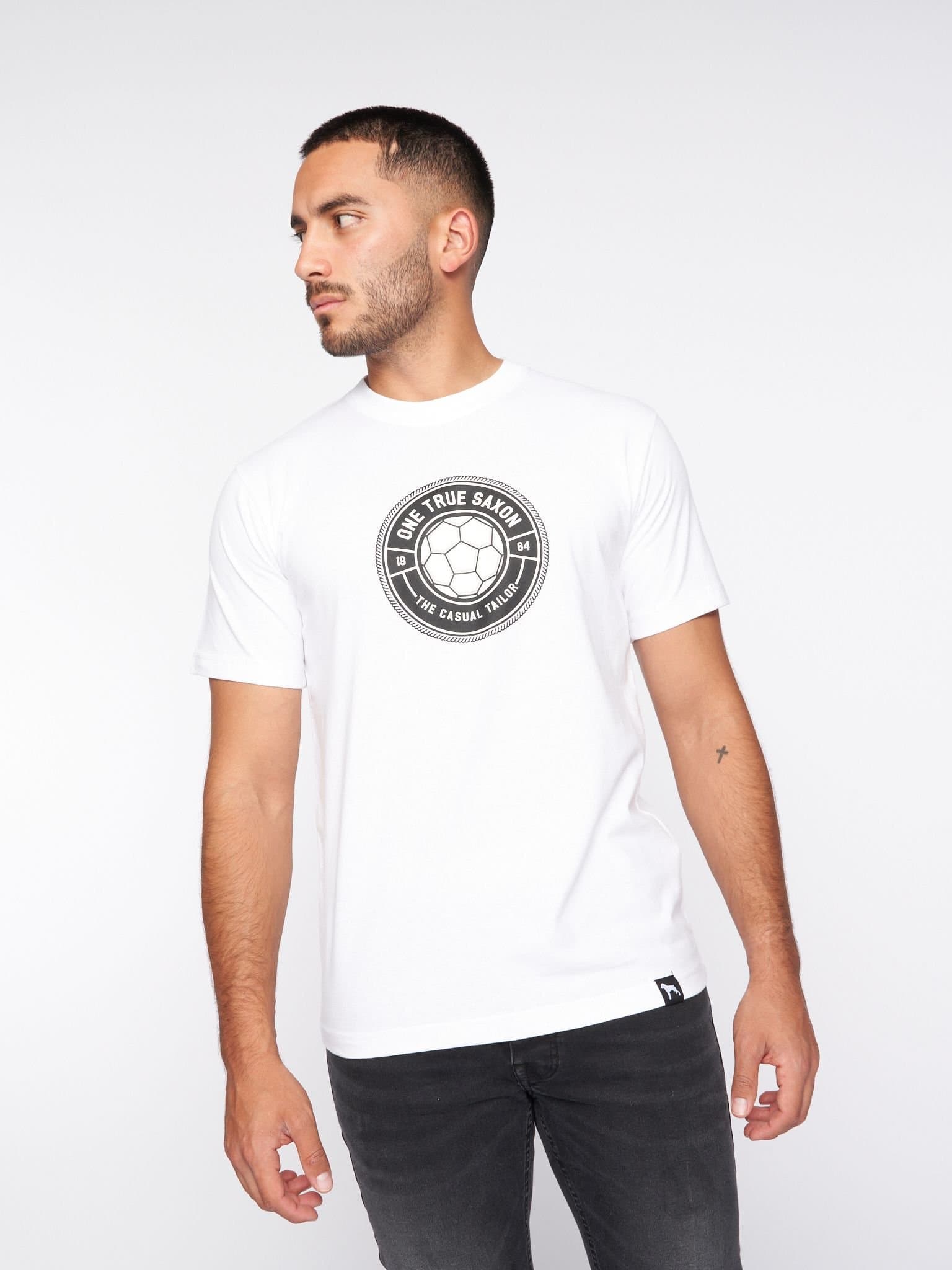One True Saxon One True Saxon Men's Baller T-Shirt in White