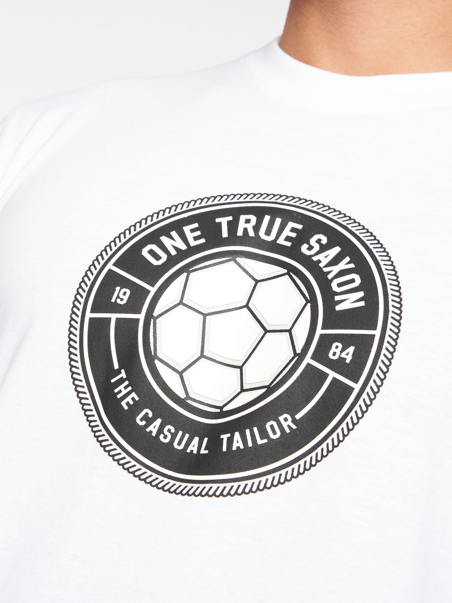 One True Saxon One True Saxon Men's Baller T-Shirt in White - 2