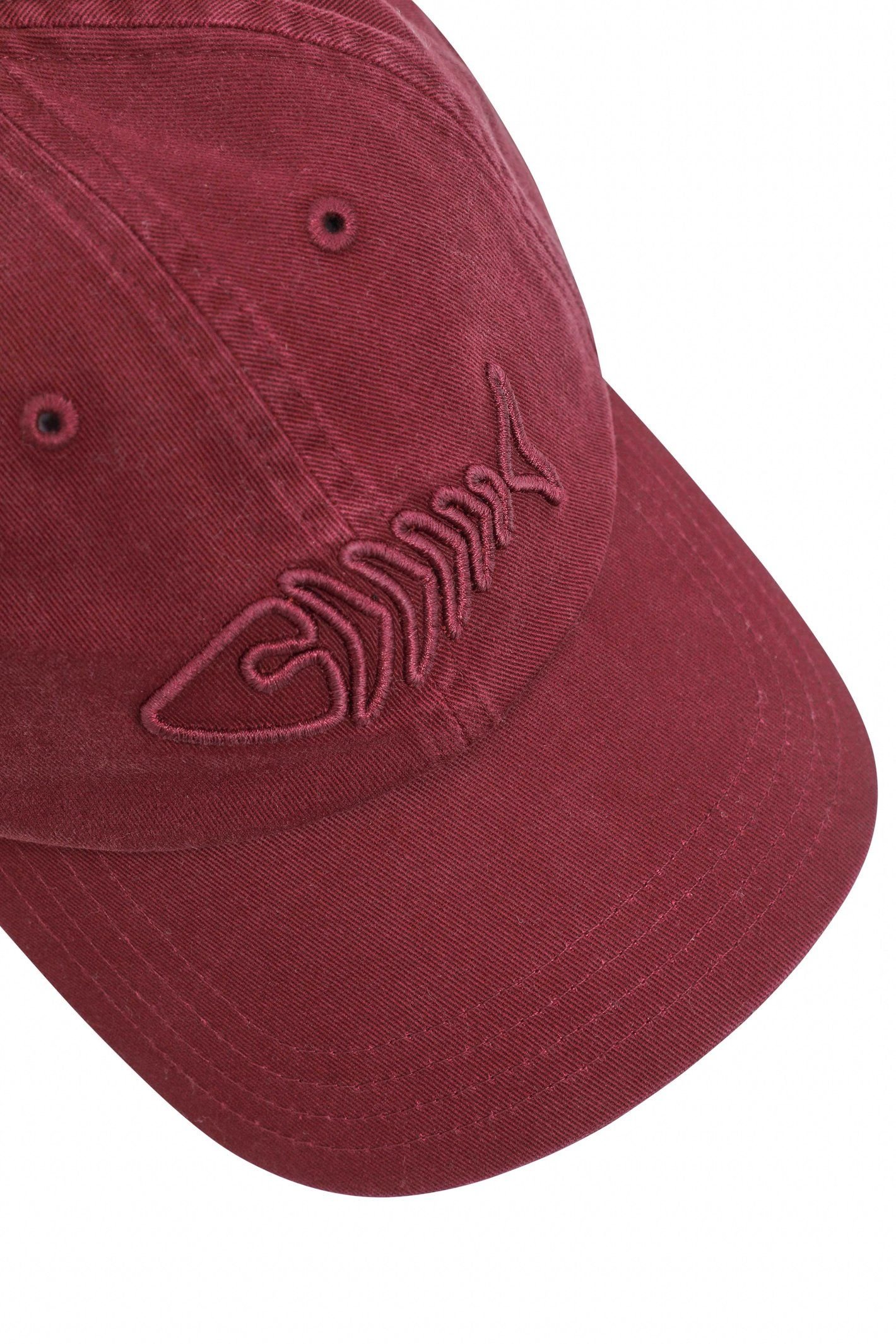 Weird Fish Weird Fish Men's Bude Branded Twill Cap in Crimson - 4