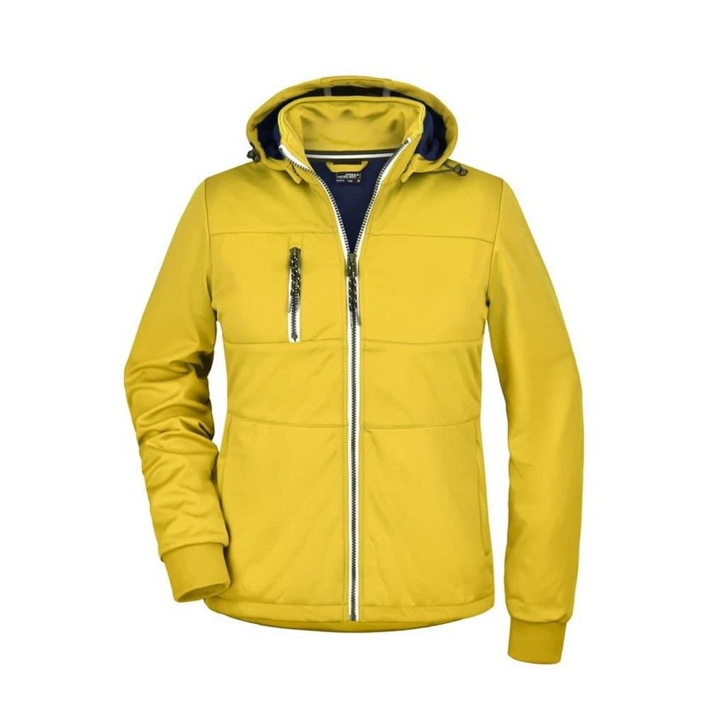 James and Nicholson James and Nicholson Women's Maritime Jacket in Bright Yellow