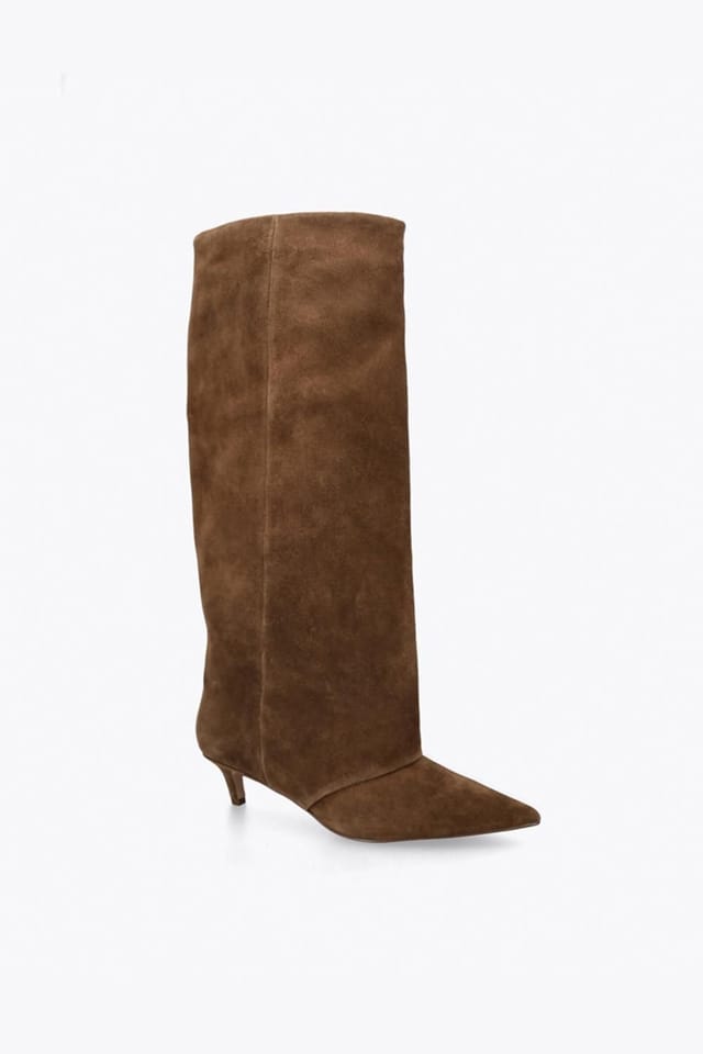 Steve Madden STEVE MADDEN Women's 'Luca Brown Suede' Suede Boots - 2