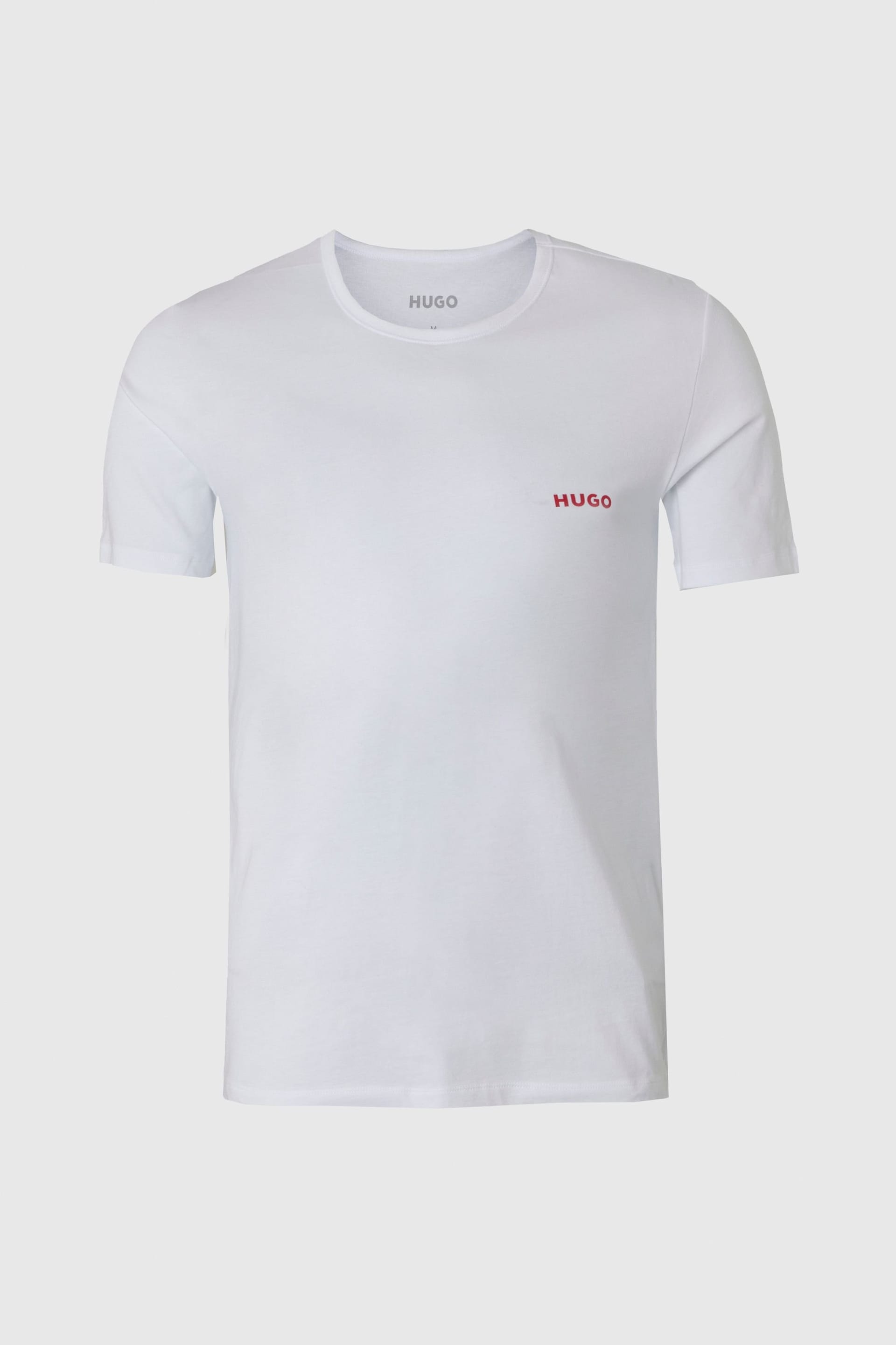 HUGO Hugo Men's T-Shirt RN Triplet P White/Blue/Navy - 4