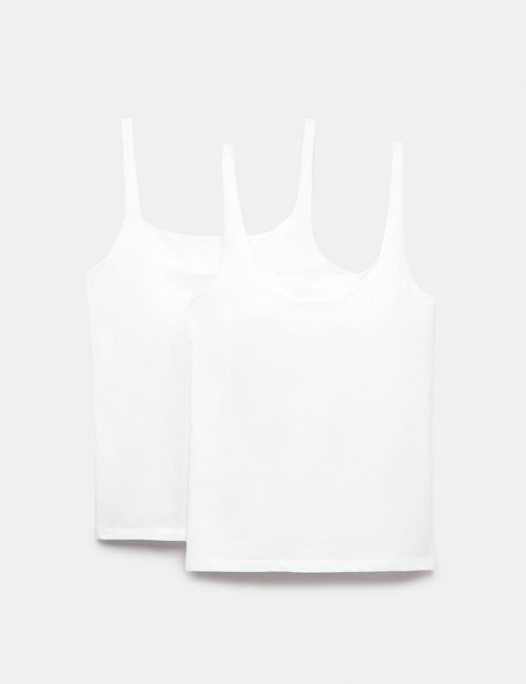 Marks & Spencer M&S 2 Pack Secret Support™ Scoop Neck Bra Vest White