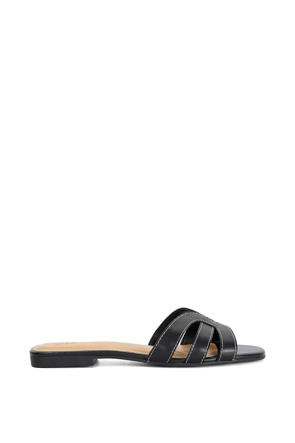 Dune London Dune London Women's 'Larrissa' Leather Sandals in Black