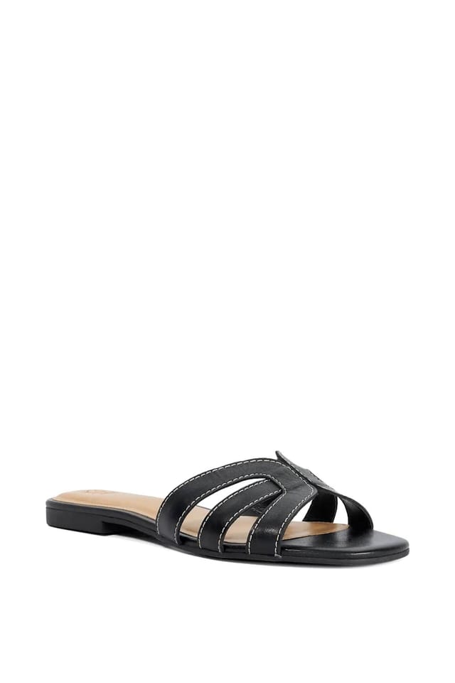 Dune London Dune London Women's 'Larrissa' Leather Sandals in Black - 2