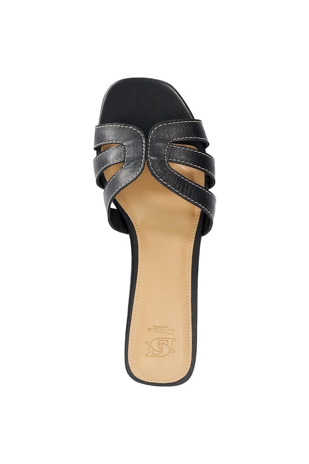 Dune London Dune London Women's 'Larrissa' Leather Sandals in Black - 4