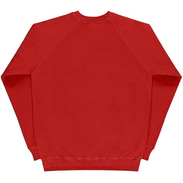 SG SG Men's Raglan Sleeve Crew Neck Sweatshirt in Red - 2