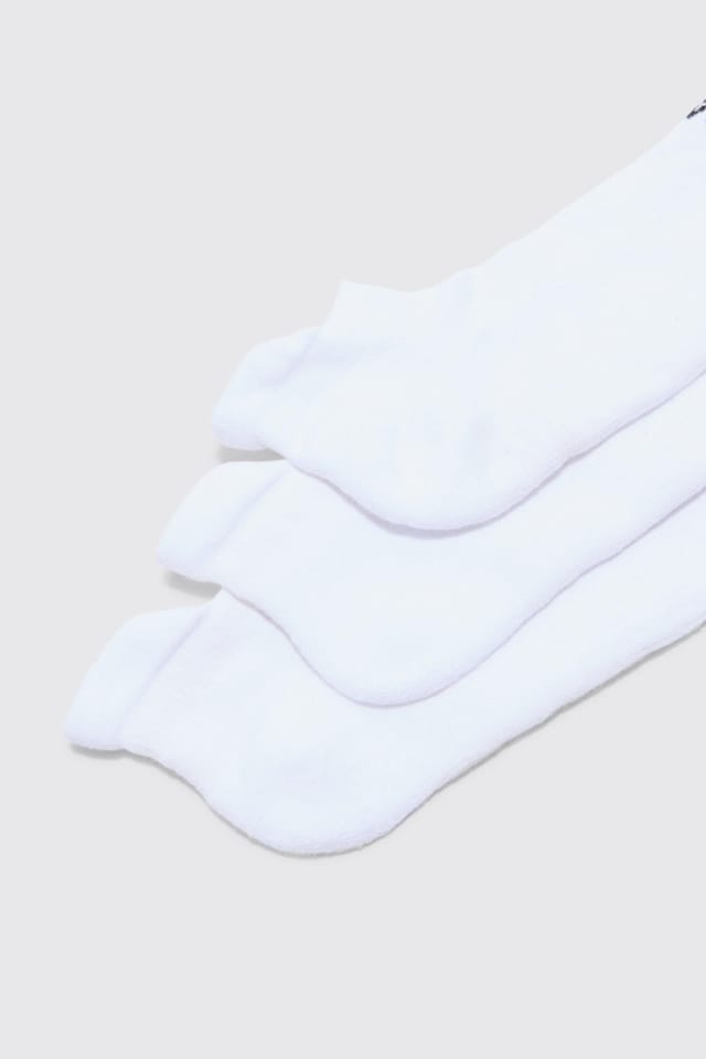 Training Dept. Training Dept. Men's Training Dept Cushioned Trainer 3 Pack Socks in White - 2
