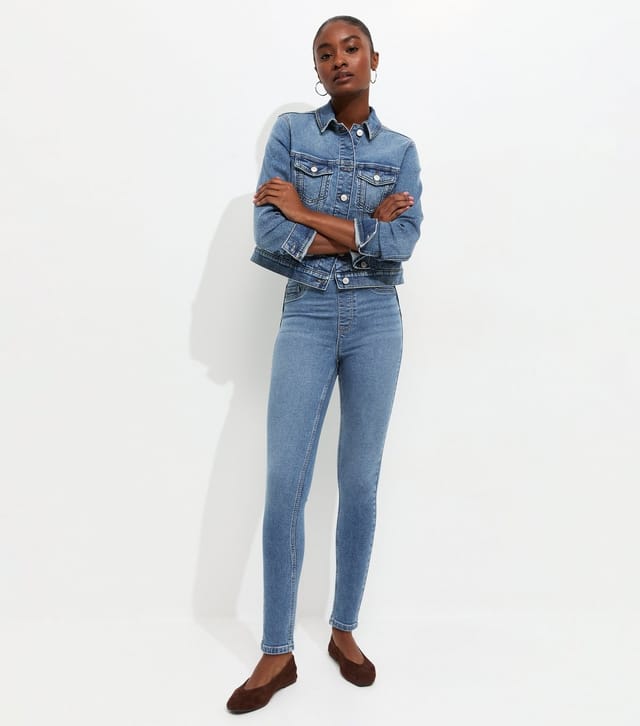 New Look Women's Blue Lift & Shape Emilee Jeggings New Look - 2