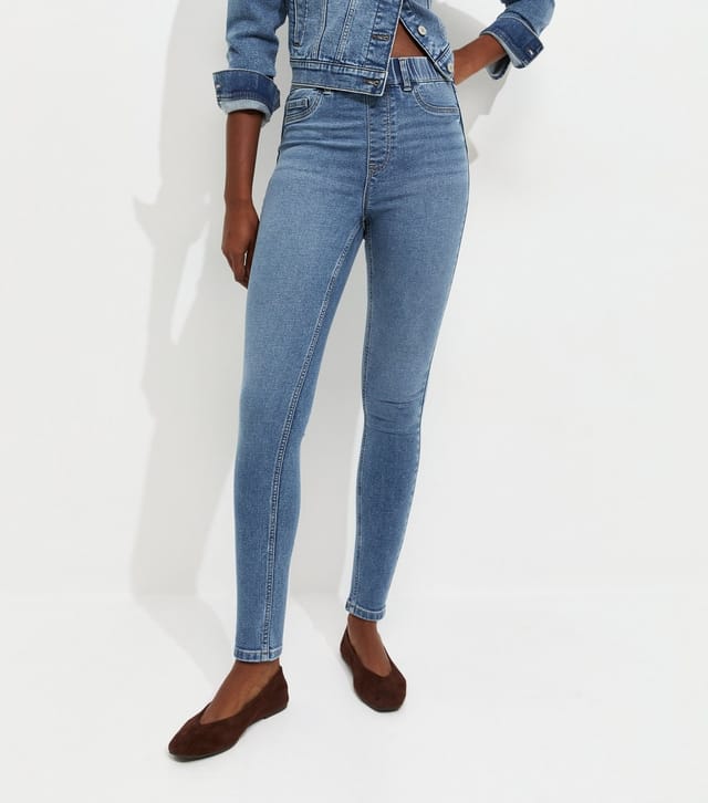 New Look Women's Blue Lift & Shape Emilee Jeggings New Look - 3