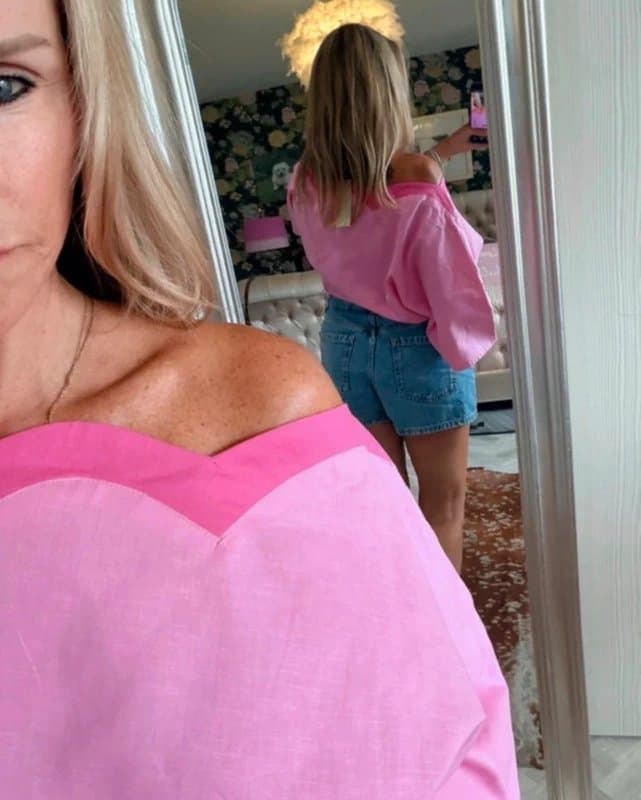 Never Fully Dressed Never Fully Dressed cotton/linen off the shoulder top size 14 new current stock