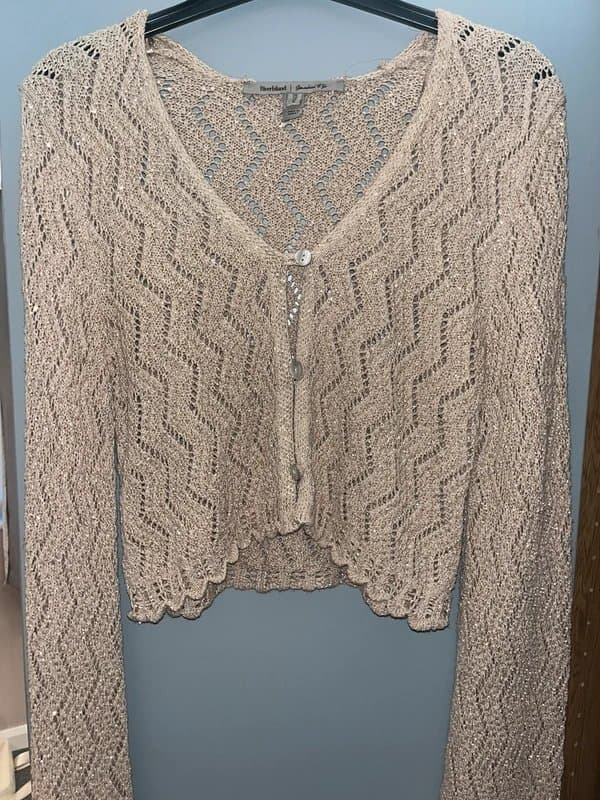 New Look Glittery Knit Top