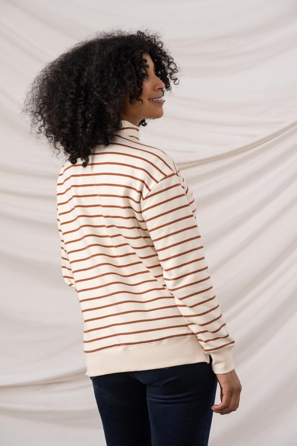 Lighthouse Clothing Lighthouse Clothing Women's Coral Cotton Rich Brushed Jersey in Nude - 4