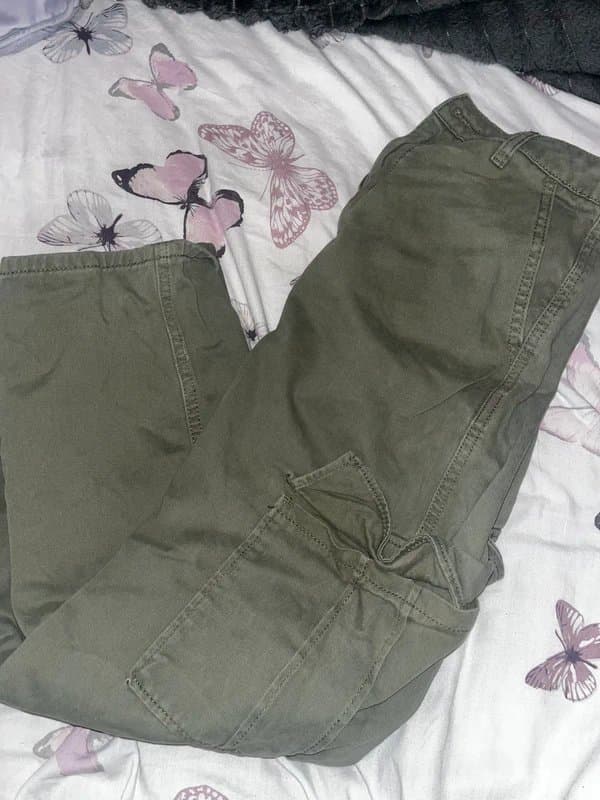 New Look Green new look cargo pants size 10