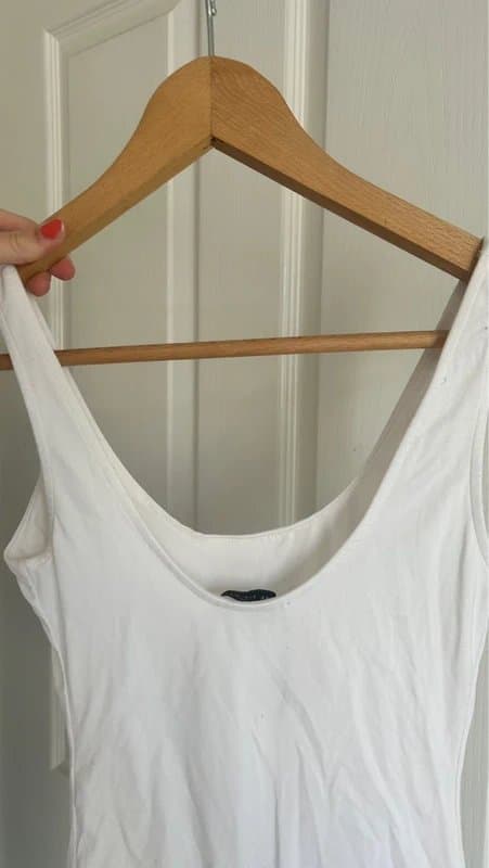 Bershka Bershka white bodysuit top