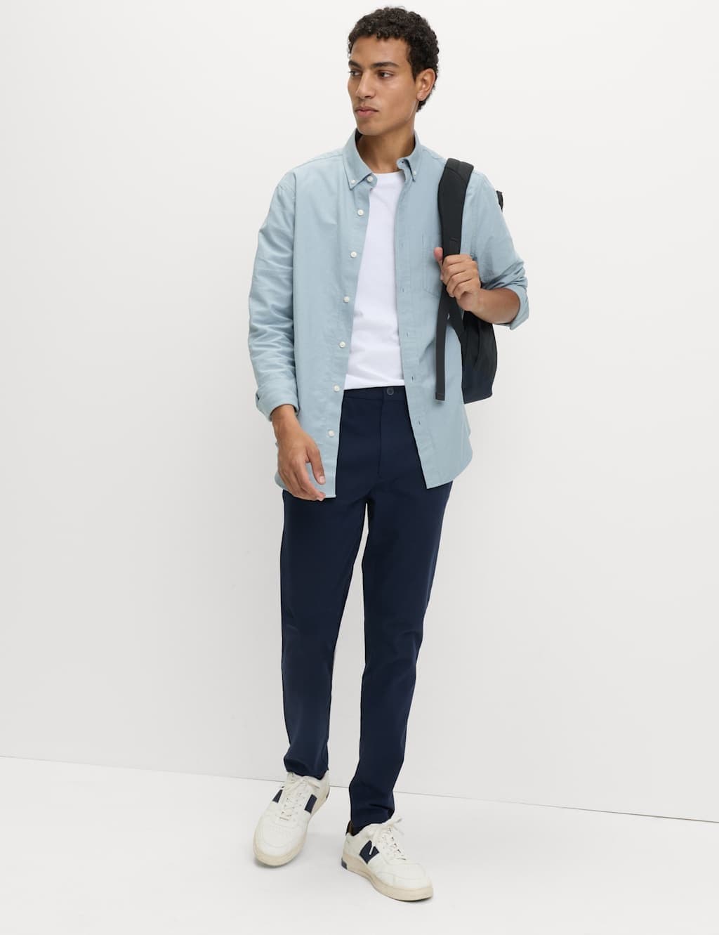 Marks & Spencer M&S Navy Skinny Fit Stretch Chinos