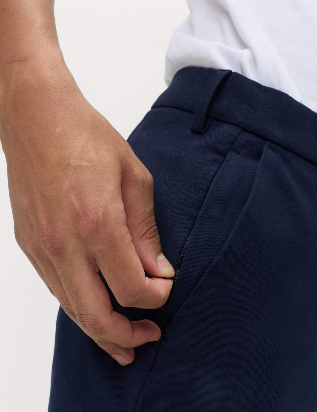 Marks & Spencer M&S The Ultimate Skinny Fit Stretch Chinos Navy - 4