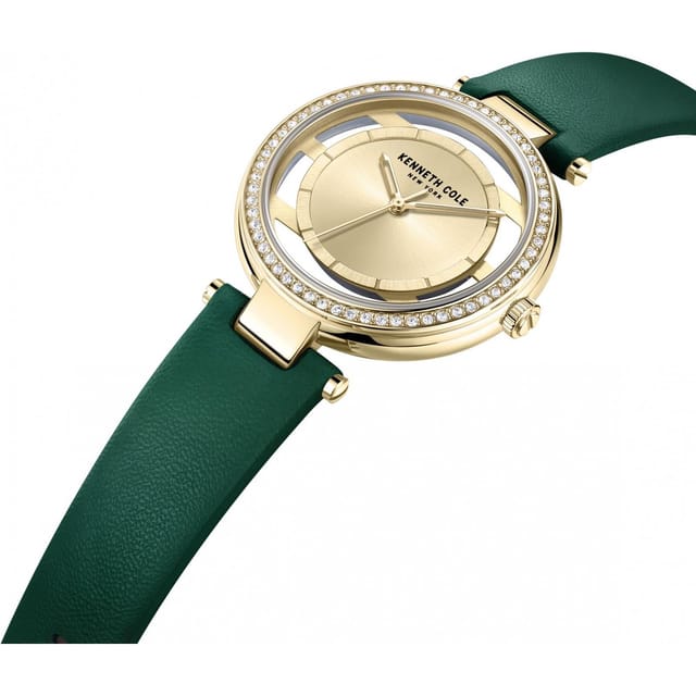 Kenneth Cole Kenneth Cole Women's KCWLA2219802 Classic 34mm Quartz Watch in Green - 3