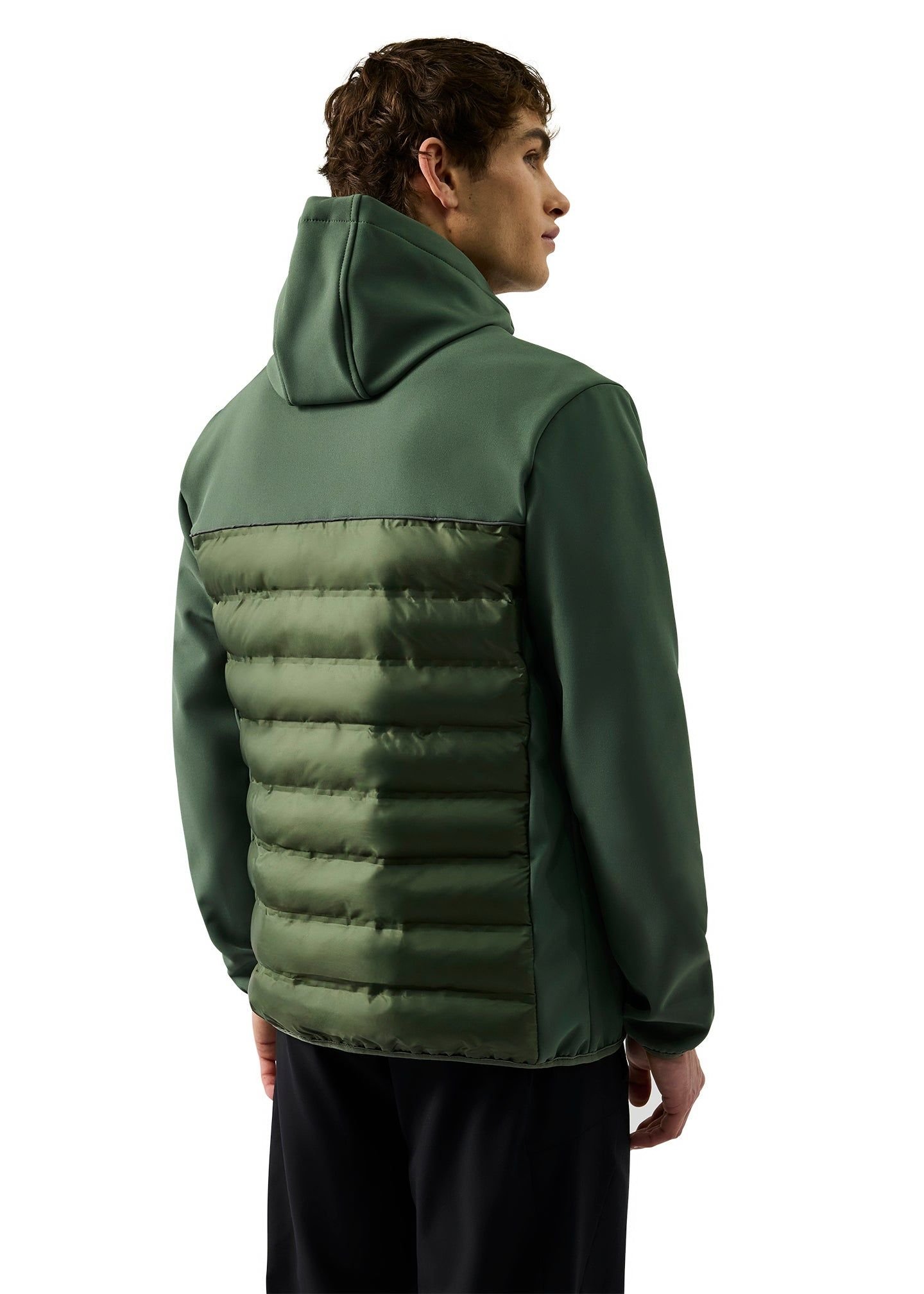 Reebok Reebok Men's Heywood Hybrid Jacket in Bottle Green - 2