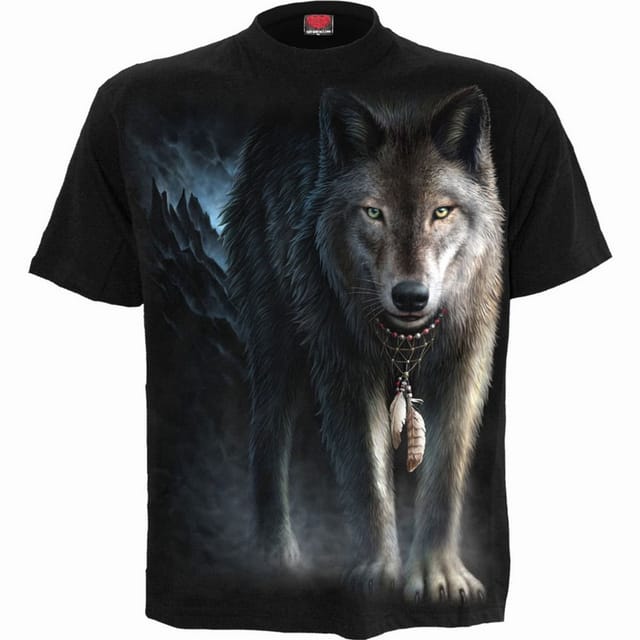Spiral Direct Spiral Direct Men's From Darkness Back Print T-Shirt in Black - 2