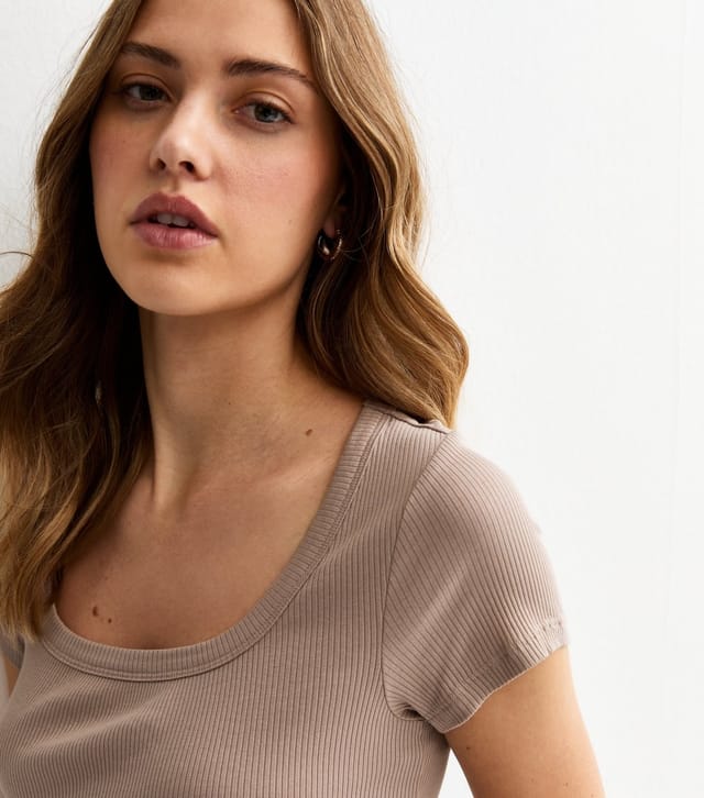 New Look Women's Mink Square Neck Top New Look - 2