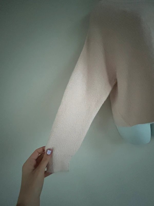 New Look New (no tags) New Look Light pink V neck knitted jumper UK Small - 1