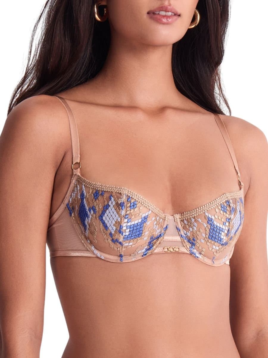 Aubade Aubade Women's Poetic Delights Half Cup Bra in Beige