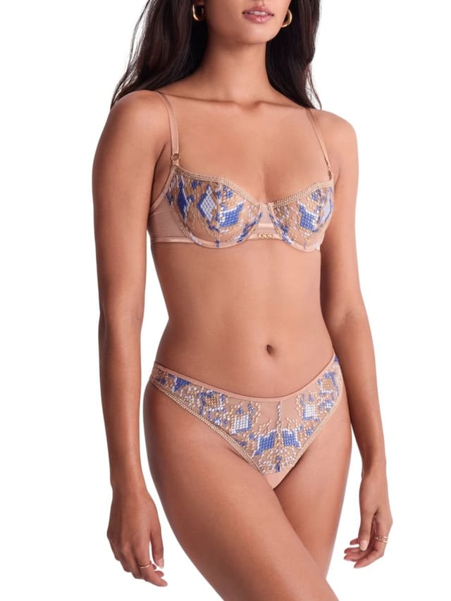 Aubade Aubade Women's Poetic Delights Half Cup Bra in Beige - 3