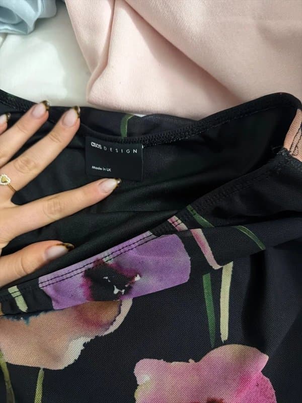 ASOS Floral maxi skirt