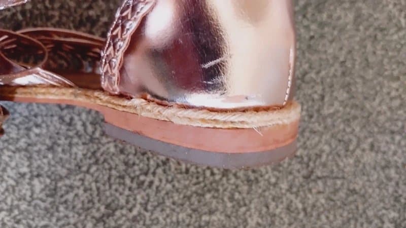 Next Next Rose Gold summer sandals -uk size 5