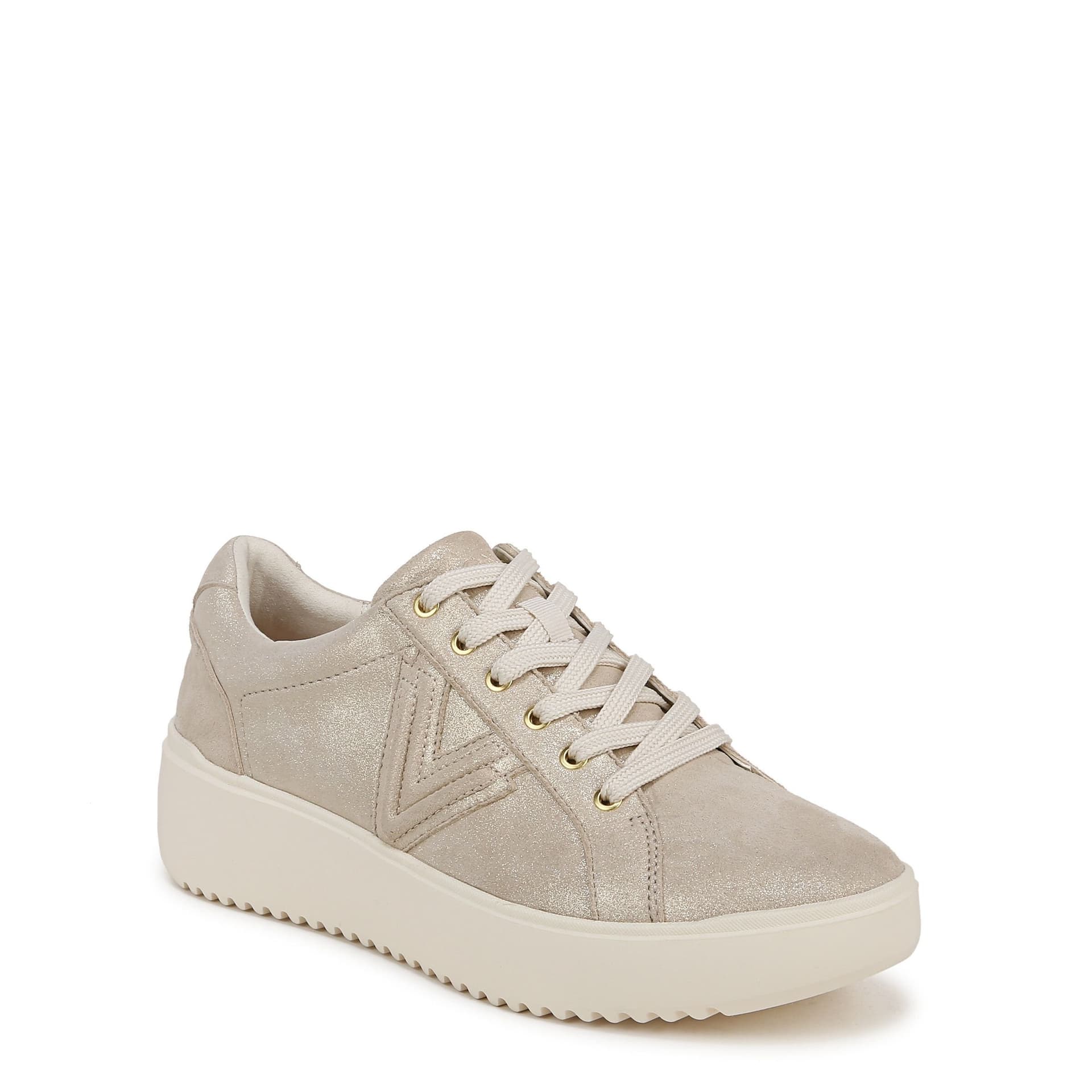 Vionic Vionic Women's Kearny Lace Up Trainers in Gold
