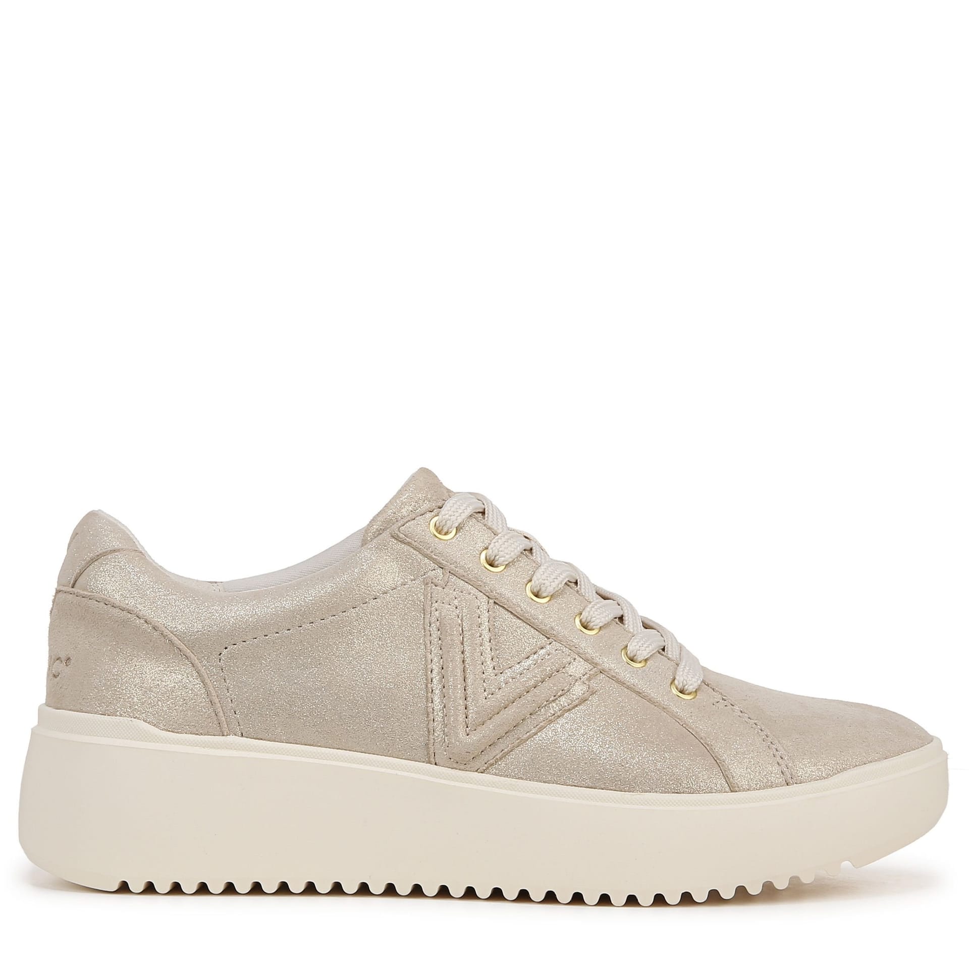 Vionic Vionic Women's Kearny Lace Up Trainers in Gold - 4