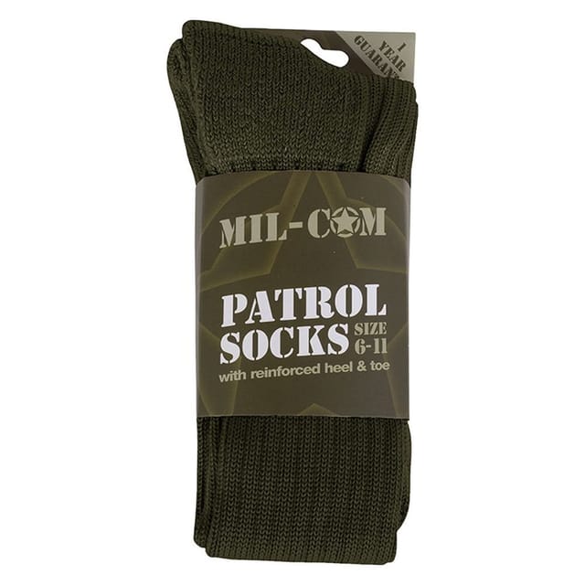 Mil-Com Mil-Com Men's Boot Socks in Green - 2