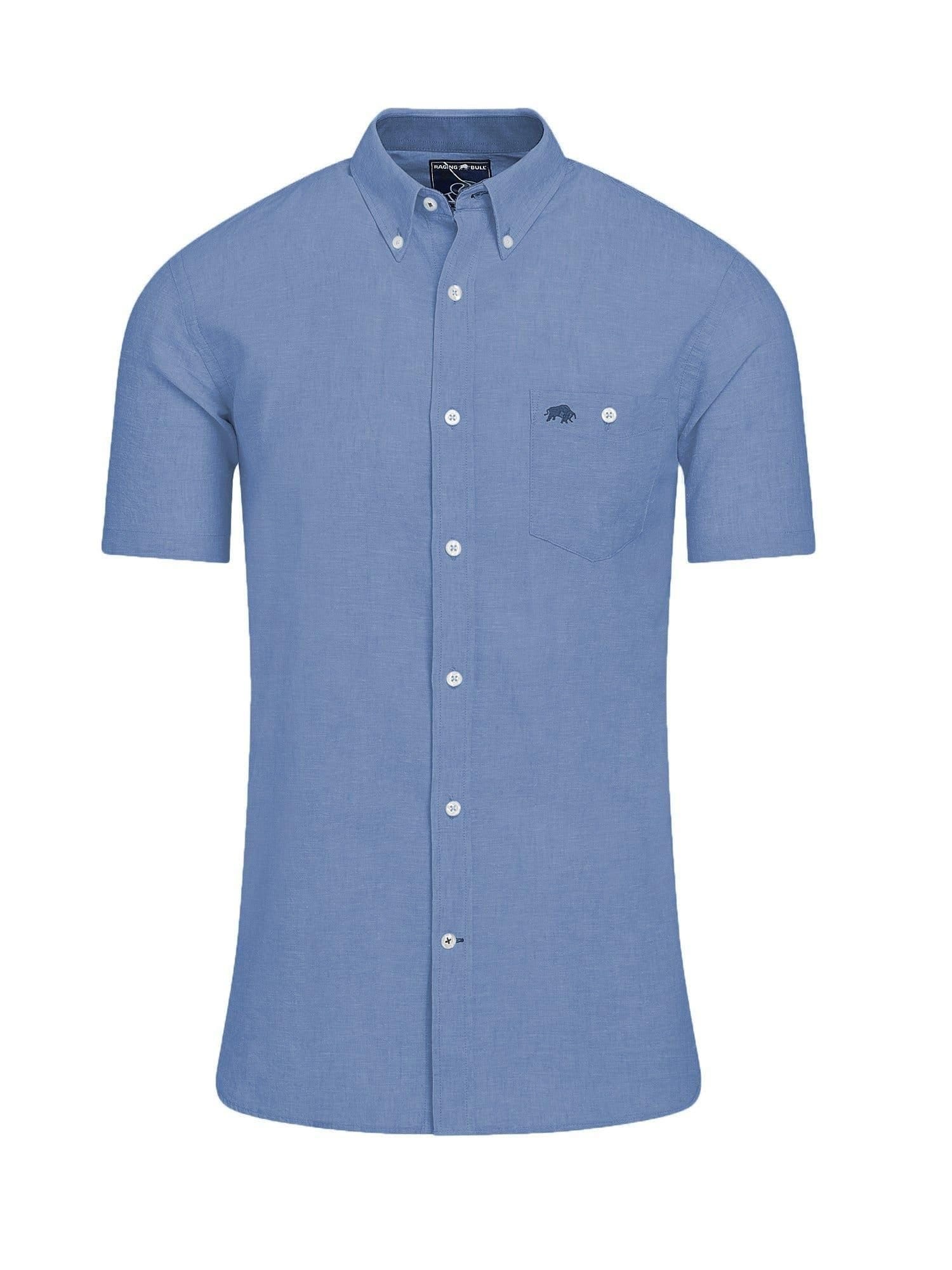 raging bull Raging Bull Men's Classic 2 Pack Short Sleeve Linen Shirt - 4