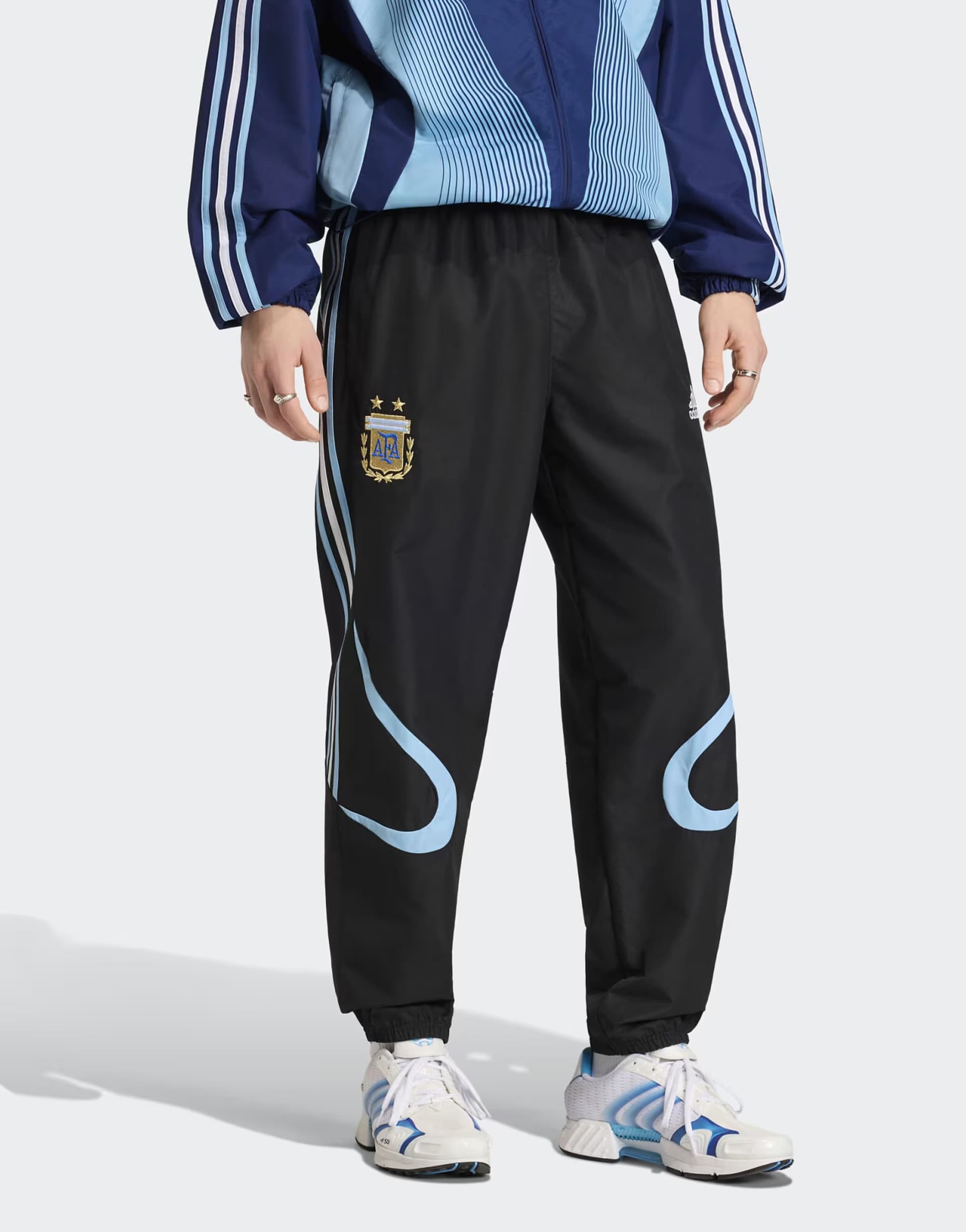 ASOS adidas performance Argentina track pants 2006 in black