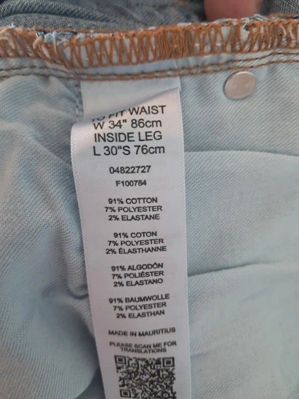 ASOS ASOS Blue Jeans 34" Waist