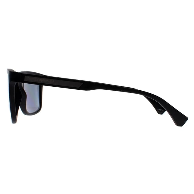 Emporio Armani Emporio Armani Men's Rectangle Rubber Black Grey Polarized EA4047 - 3