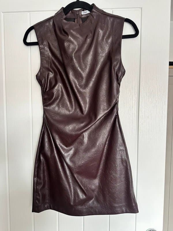Bershka Bershka Faux Leather Dress