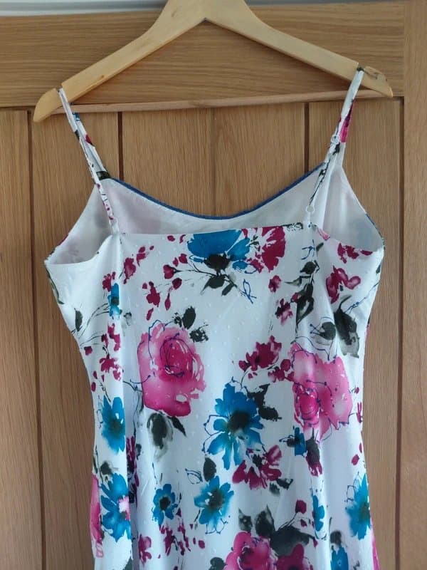 Per Una M&S Per Una Floral Cotton Cami Dress UK 14 Long Cottagecore Fairycore