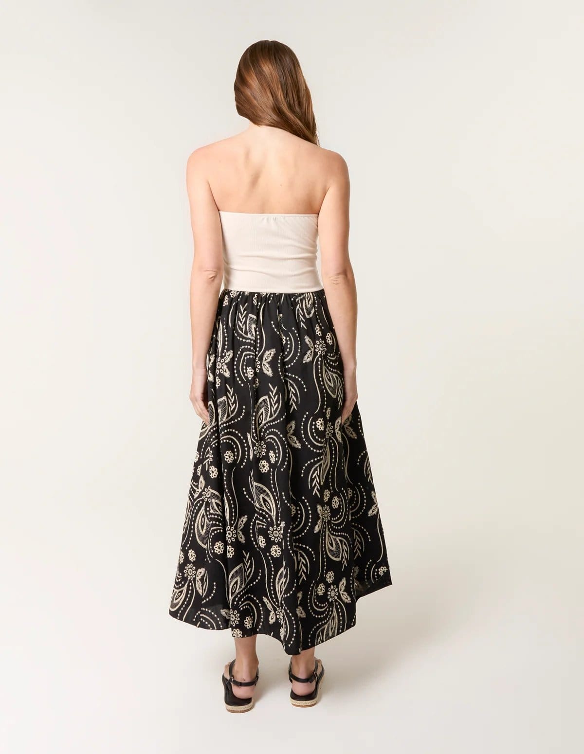 Blue Vanilla Embroidered Bandeau 2 In 1 Dress - 4