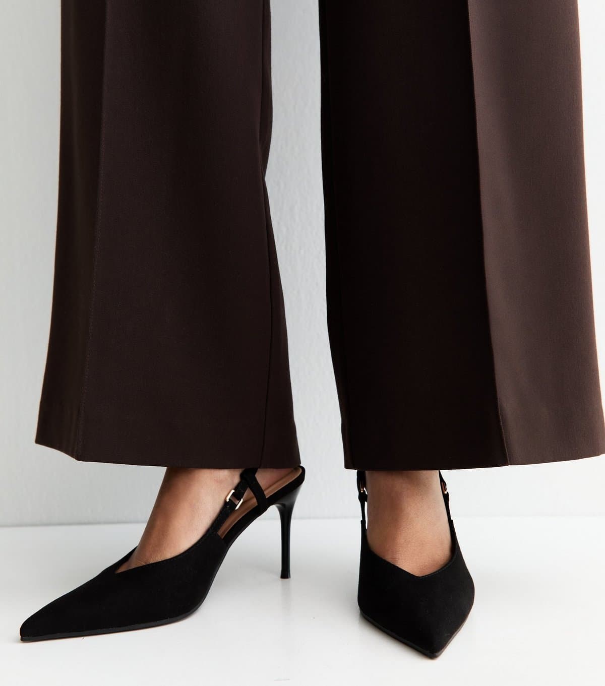 New Look New Look Black Vegan Slingback Court Shoes