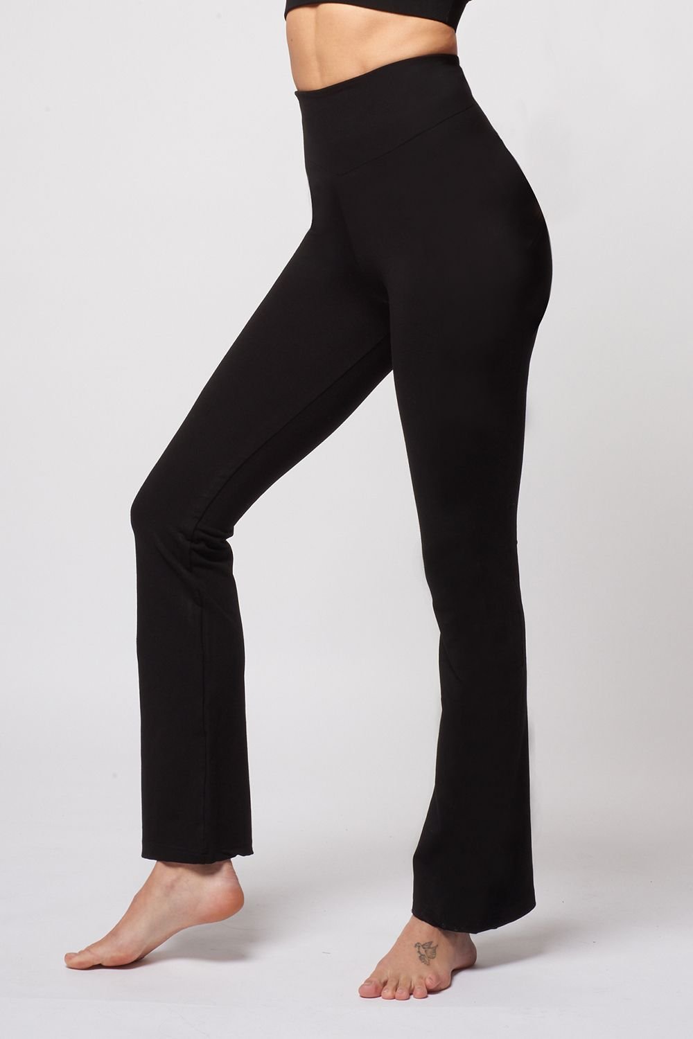 TLC Sport TLC Sport Women's Extra Strong Compression Figure Firming Bootcut in Black - 1