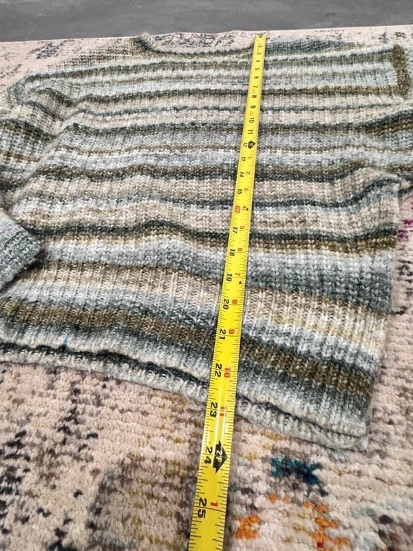 Bershka Green Asymmetric Knitted Sweater