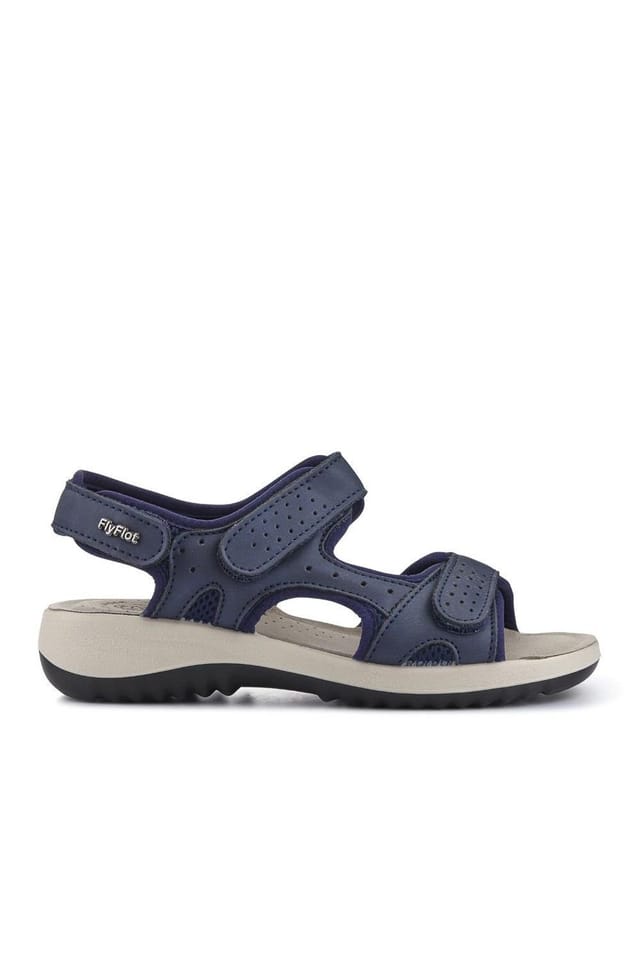 Fly Flot Fly Flot Women's Anatomic Multi-Touch-Fasten Sandals in Navy - 2