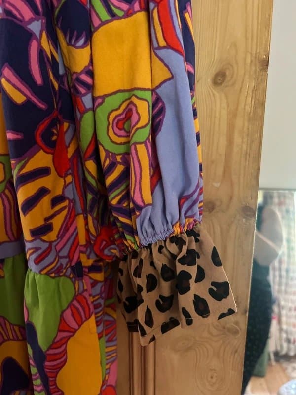 Never Fully Dressed Never fully dressed size 12 maxi leopard and floral print dress