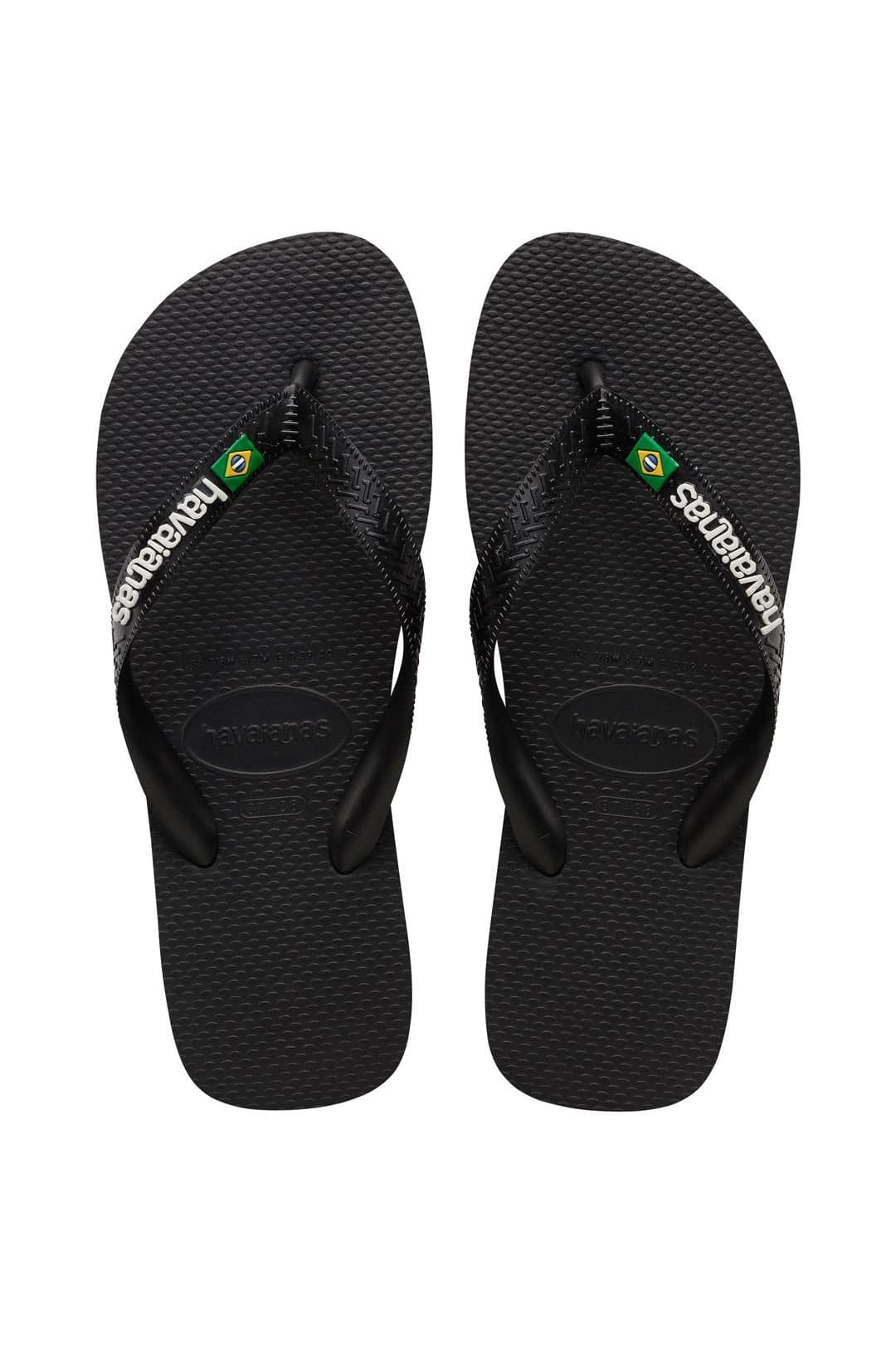 Havaianas Havaianas Men's Brasil Logo Flip Flop Black