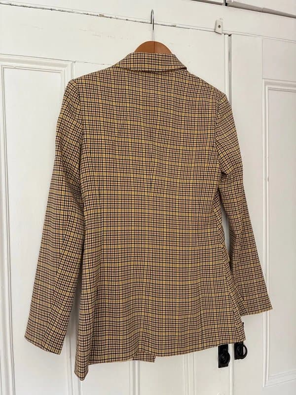 Never Fully Dressed Check blazer