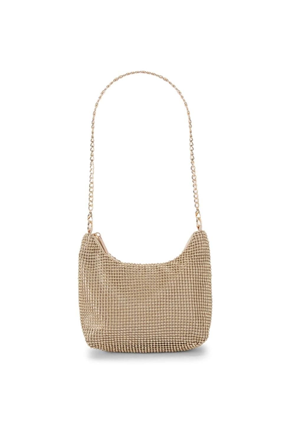 Miss KG Miss KG Gold Crystal Chainmail Underarm Bag